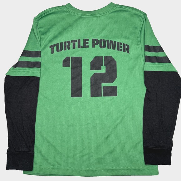 Teenage Mutant Ninja Turtles TMNT Shirt Youth 7 Layered Long Sleeve Turtle Power - Picture 2 of 8